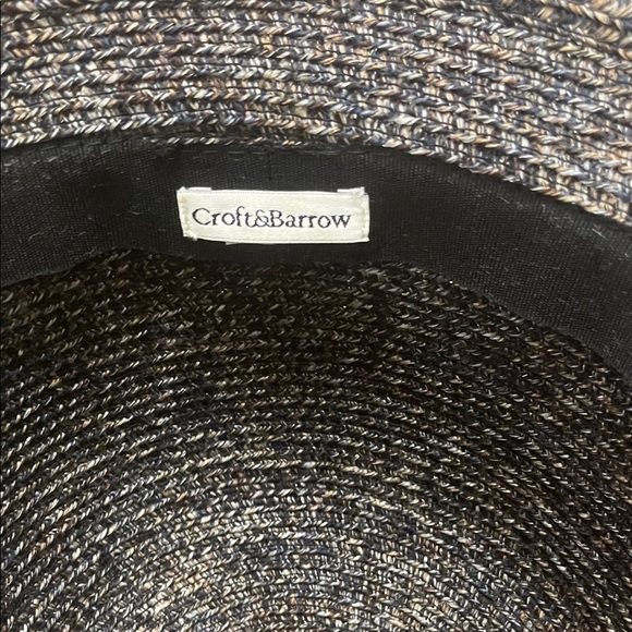 Croft & Barrow Black and Brown Woven Hat - Picture 5 of 11